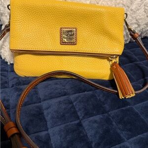 Dooney & Bourke Mustard Yellow Crossbody Bag